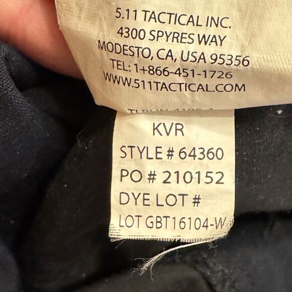 5.11 TACTICAL Taclite Pro Ripstop Pant Navy Women’s Size 2 - Picture 5 of 9